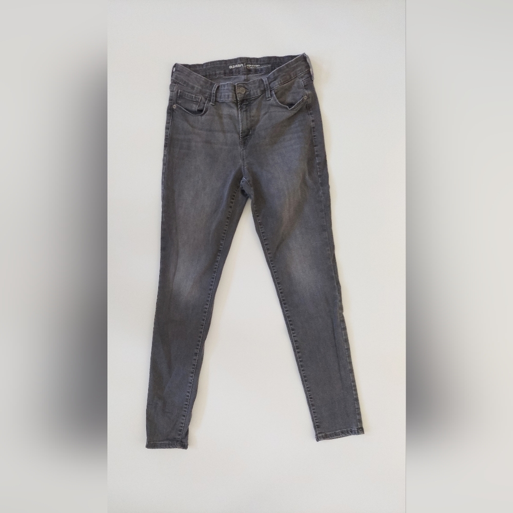 Old Navy Rockstar 360° Stretch Super Skinny Jeans Black Size 10R